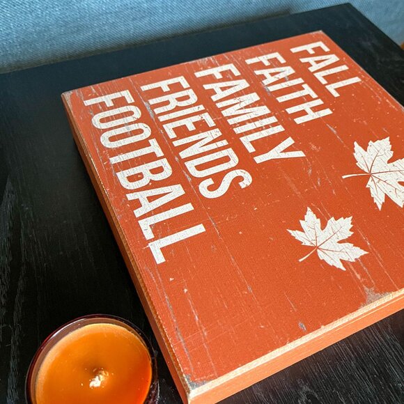 Rustic Fall/Thanksgiving Decor Wooden Box Sign - Picture 9 of 13